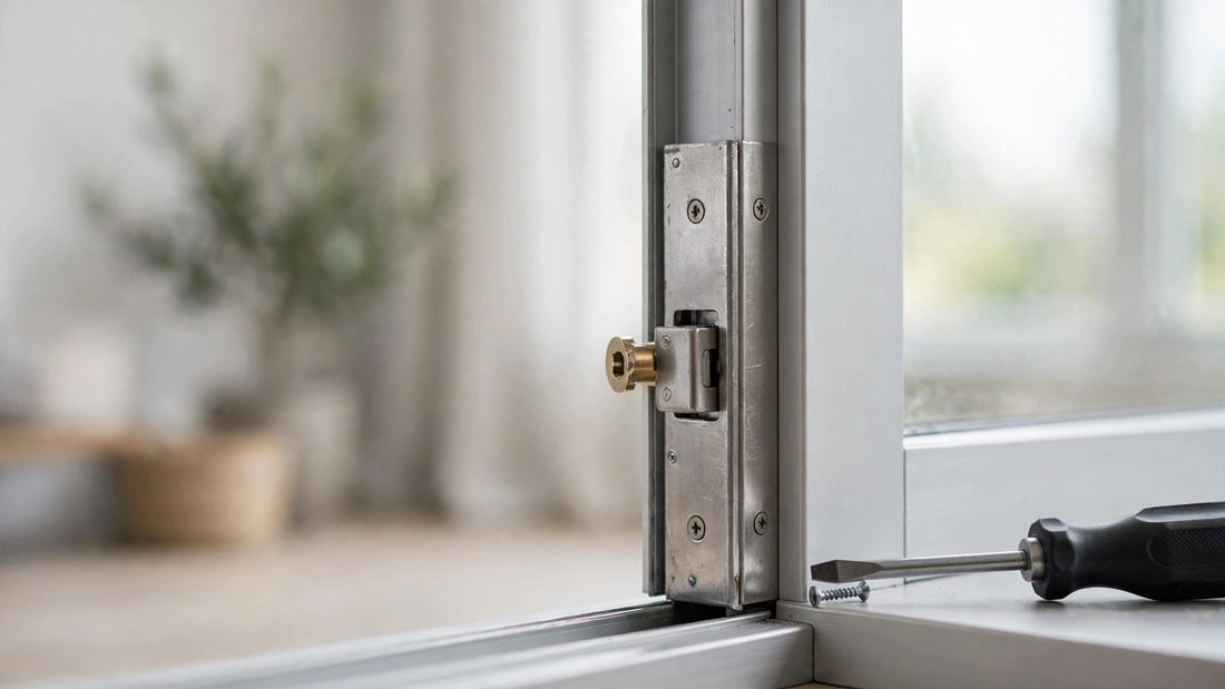How to Replace a Sliding Glass Door Strike Plate